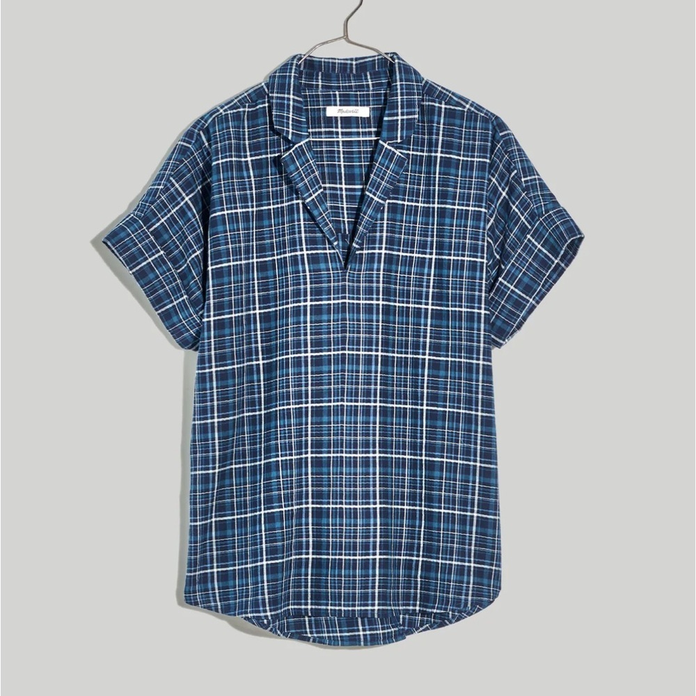 Madewell Swenson Popover Flannel Shirt - Picture 5 of 8